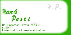 mark pesti business card